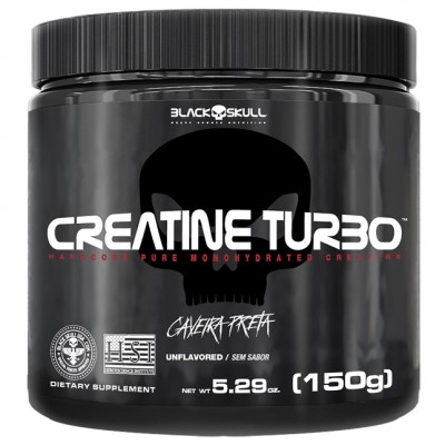 CREATINA TURBO 150GR CAVEIRA PRETA